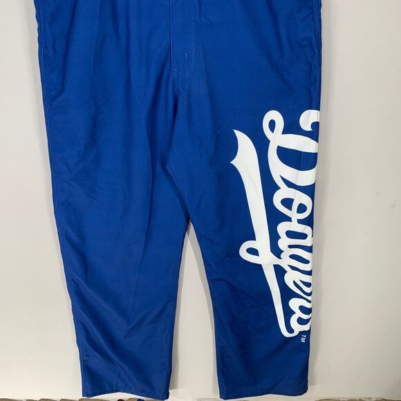 Foco Dodgers Women Overalls XL Blue Los Angeles Big Logo MLB Baseball NEW - Picture 3 of 11